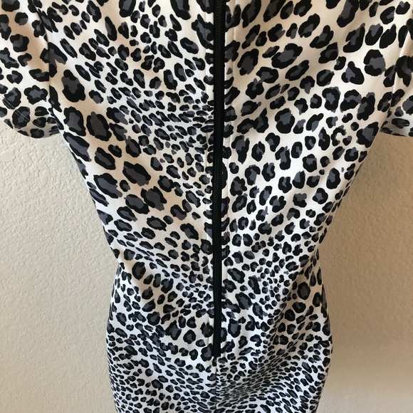 FOREVER 21 grey cheetah dress size small - Picture 4 of 8